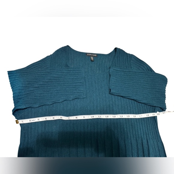 Eileen Fisher Wool Ribbed Knit Dress Size L - Picture 13 of 15